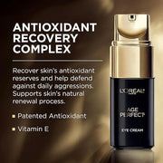 L'Oreal Paris Age Perfect Anti-Aging Under Eye Cream, Vitamin E, Antioxidants, Reduces Dark Circles, Puffiness, Age Perfec...