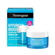 Neutrogena Hydro Boost Water Gel with Signature Fragrance, Hyaluronic Acid Face Moisturizer for Normal to Oily Skin, Deliv...