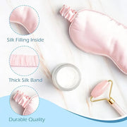 Le Luxe Silk Sleep Mask (Luxury Silk Sleep Mask, Made with 100% Real Natural Pure Silk Eye - Eye Cover - Eye Mask - Anti A...