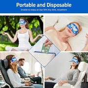 steam Eye mask for Dry Eyes,self-Heating Eye mask for Sleeping,SPA,Relief Stress and Eye Fatigue (10 pcs, Chamomile) - Pro...