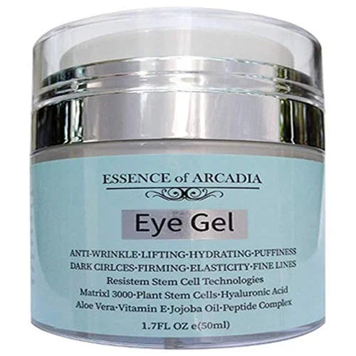 Eye Gel, for Dark Circles, Puffiness, Wrinkles, Skin Firming and Bags - Effective Anti-Aging Eye Gel for Under and Around ...