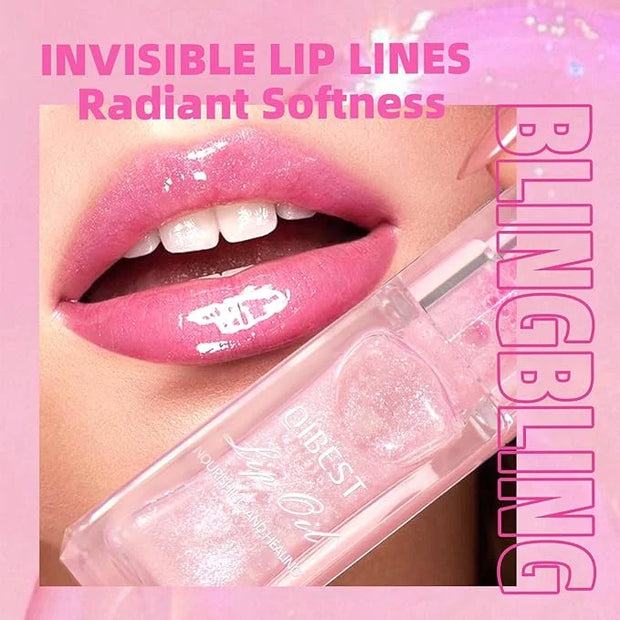 2Pcs Magic Color Changing Moisturizing Lip Glow Oil Plumping Glimmer Glow Lipstick, Hydrating Lip Gloss Lip Balm Transpare...