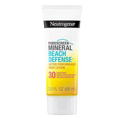 Neutrogena Purescreen+ Mineral Beach Defense Active Performance Body Lotion Sunscreen with Broad Spectrum SPF 30, Quick Dr...