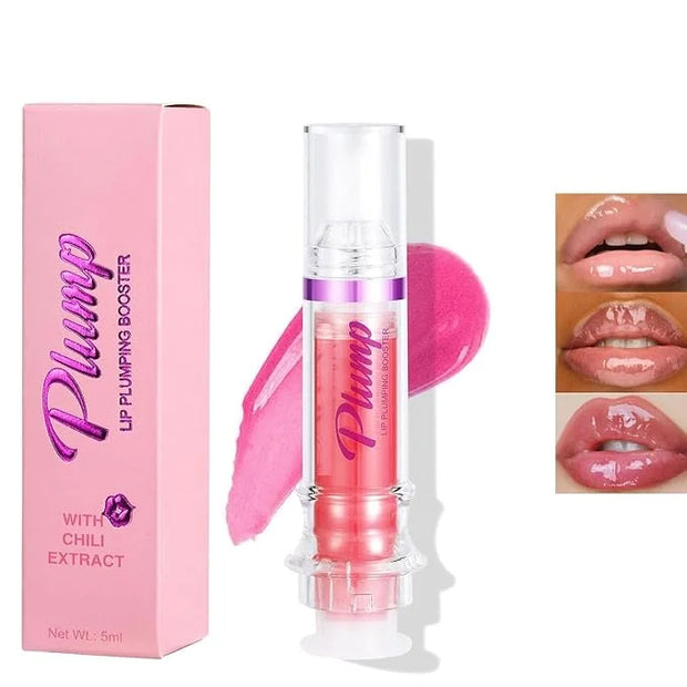 Lip Plumping Booster, Spicy Lip Lipstick, Lifter Gloss, Hydrating, Volumizes High-Shine Lip Plumping Lip Glass Mirror Lip ...