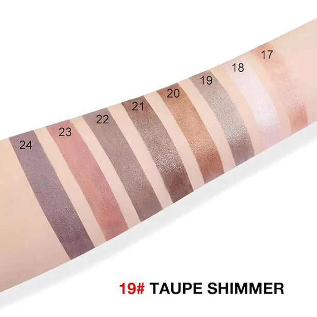 evpct Taupe Shimmer Cream Eye Shadow Brightener Sticks Set for Eyes, Taupe Shimmery Matte Pencil Eye shadow Applicator Sti...