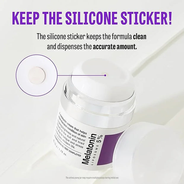 Time Return Melatonin Cream | Face Hydrating Cream & Face Moisturizer for Dry Skin | Relaxing Face Cream for Women & Men |...