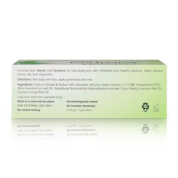 Himalaya Purifying Neem & Turmeric Cleansing Bar for Clean and Healthy Looking Skin, 4.41 Oz (125 gm) (Pack of 2) - Produc...