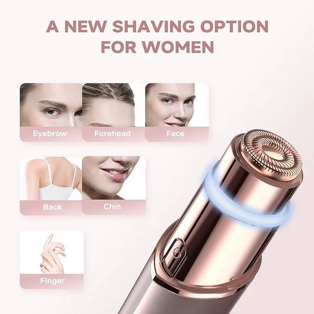 Facial Hair Remover for Women(Gen 3 Pro), Eyebrow Facial Trimmer, Luxury 2 in1 Hair Removal Device for Face, Lip, Nose, wi...