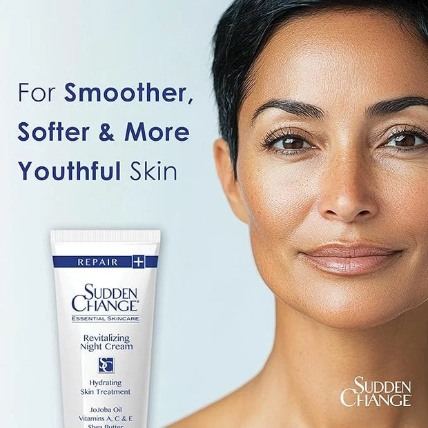 Sudden Change Revitalizing Night Cream - Face Lotion For Deep Wrinkles - Clinically Proven & Recommended By Professionals ...