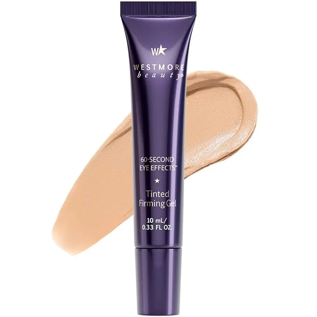 Westmore Beauty 60 Second Eye Effects Tinted Firming Gel - Instant Tightening Serum, Under-Eye Cream for Puffiness and Bag...
