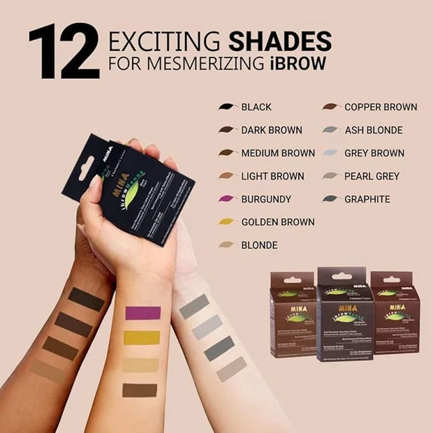 MINA ibrow Henna Medium Brown