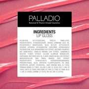 Palladio Lip Gloss, Pink Candy, Non-Sticky Lip Gloss, Contains Vitamin E and Aloe, Offers Intense Color and Moisturization...
