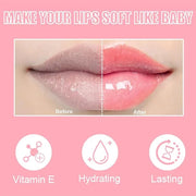 2Pcs Crystal Jelly Lip Oil Big Oil,