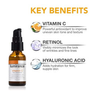 Vitamin C Eye Lift Serum, Minimizes the Look of Wrinkles and Crows Feet, Helps with Firming and Dark Circles, 30ml/1 fl oz...