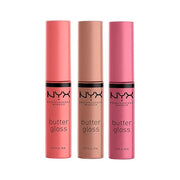NYX PROFESSIONAL MAKEUP Butter Gloss, Non-Sticky Lip Gloss - Pack Of 3 (Angel Food Cake, Creme Brulee, Madeleine) - Produc...