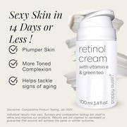 poppy austin Retinol Cream for Face 3.4OZ, High-Strength Retinol Night Cream - Cruelty Free Wrinkle Cream - Anti Aging Eye...