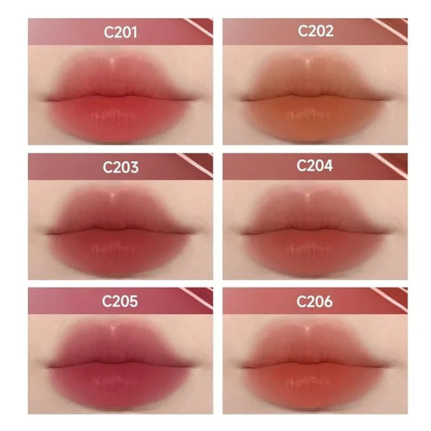 Hydrating Lip Serum Cream, Longlasting Moisturizing, Lightweight Lip Gloss, Semi-Matte Lipstick with Vitamin E, Crithmum M...