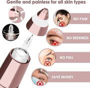 gurelax Eyebrow Trimmer for Women,Electric Eyebrow Hair Remover, Painless Brow Razor Shaper with LED Light, USB Rechargeab...