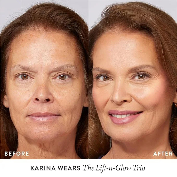 LAURA GELLER NEW YORK Geller's Greatest Lift-n-Glow Baked Trio Palette - Highlighter, Blush, Bronzer - All Skin Tones - Pr...