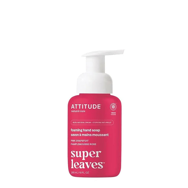 ATTITUDE Foaming Hand Soap, EWG Verified, Plant and Mineral-Based Ingredients, Vegan and Cruelty-free Personal Care Produc...