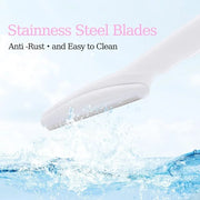 40pcs Eyebrow Razor for Women, Face Shaver Kit Dermaplaning Tool for Peach Fuzz Removal, Stainless Steel Blades with Prote...