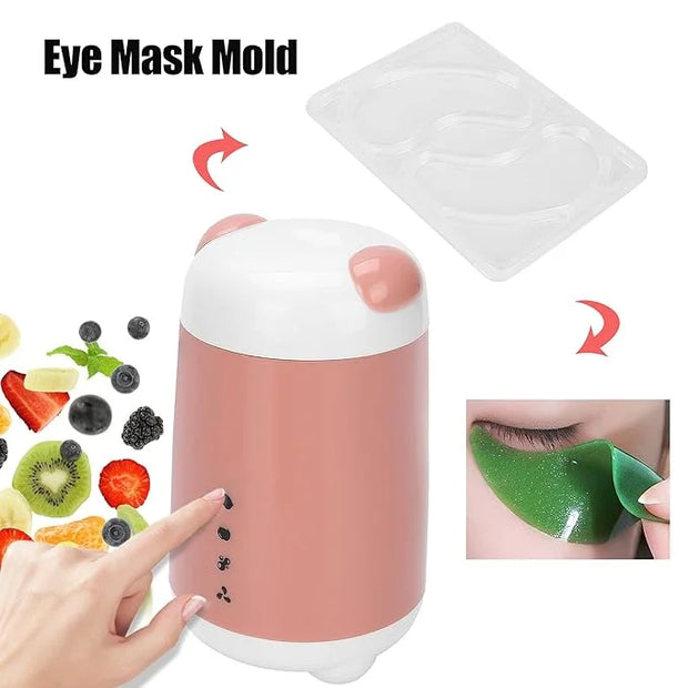 Eye Mask, 5Pcs Reusable Eye Mask Multifunctional Mask Patch Tray Plate Set Reusable Portable Eye Patches for Facial Mask M...