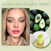 evpct 2Pcs Avocado Tinted Lip Balms PH Lip Color Changing Lipstick Balm Stain Gift Set Queen for Women Girls Korean Mood L...