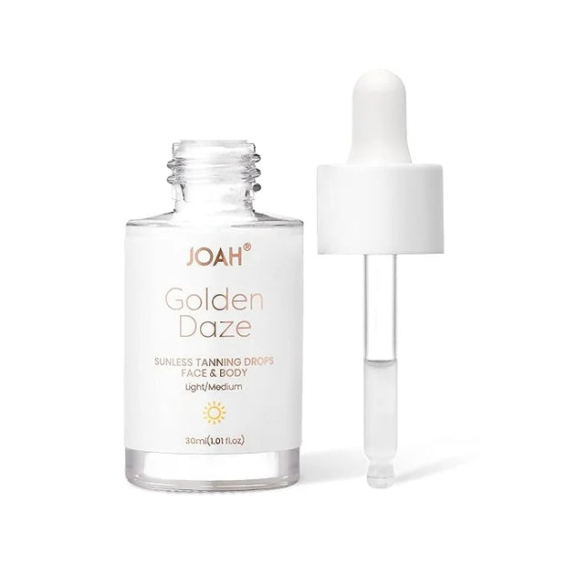 JOAH Self Tanner, Sun & Seoul Golden Daze Sunless Tanning Drops, Moisturizing Self Tanning for Face & Body, Vegan & Cruelt...
