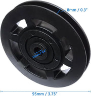4X Bearing Pulley Wheel GYM Fitness Equipment Part 3-3/4 Inch - Product Image