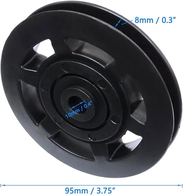 4X Bearing Pulley Wheel GYM Fitness Equipment Part 3-3/4 Inch - Product Image