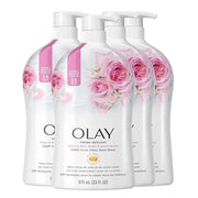 Olay Body Wash for Women, Fresh Radiance, Refreshing & Renewing, Made with Plant Based Cleansers, B3 Botanical Complex, Fo...