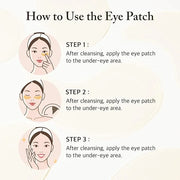 Salmon Peptide Eye Care Duo – Cooling Hydrogel Patches & Nourishing Eye Cream for Refreshed, Hydrated Eyes – Korean Skinca...