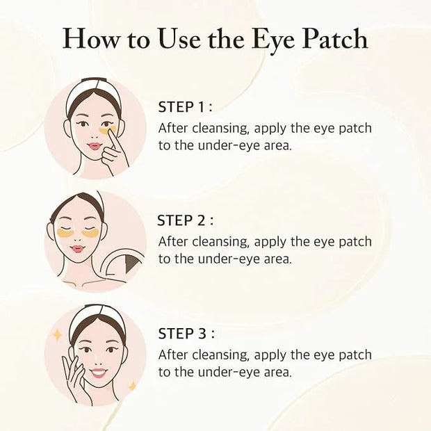 Salmon Peptide Eye Care Duo – Cooling Hydrogel Patches & Nourishing Eye Cream for Refreshed, Hydrated Eyes – Korean Skinca...