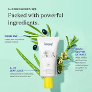 Supergoop! Mineral Sheerscreen SPF 30 PA+++, 0.5 fl oz - 100% Mineral, Broad Spectrum Face Sunscreen + Primer + Helps Filt...