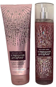 Bath & Body Works - Signature Collection - A Thousand Wishes- Gift Set- Fine Fragrance Mist & Ultra Shea Body Cream by Bat...