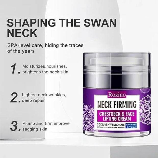 Collagen Face & Neck Tightening Cream,Neck Firming Cream for Reduce Double Chin Neck Firming and Lifting Anti Wrinkle Neck...