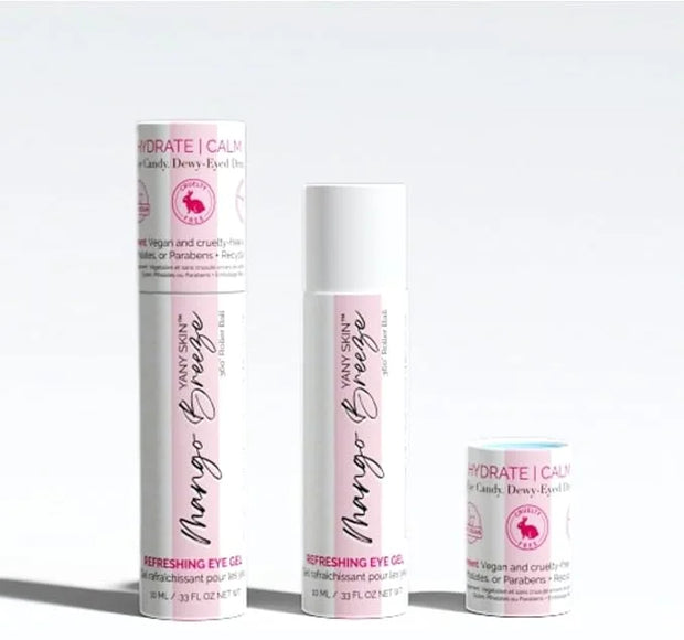 Mango Breeze Refreshing Eye Serum – Hydrating & Brightening Under-Eye Treatment for Dark Circles, Puffiness, and Fine Line...
