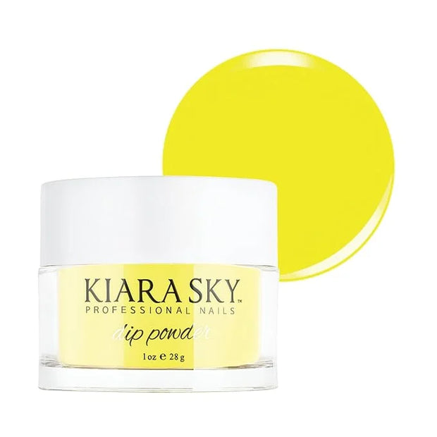 Kiara Sky Long Lasting Nail Dip Powder Yellow Tones 1 oz, New York City - Product Image