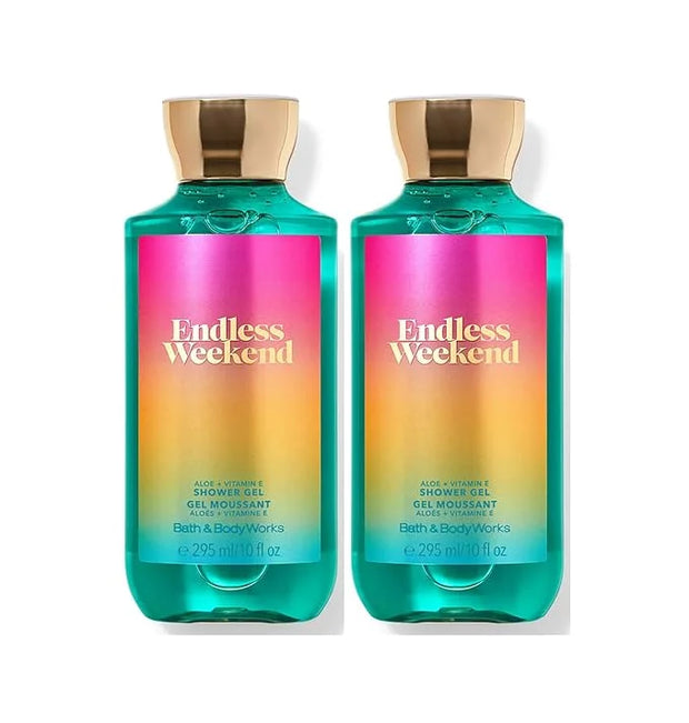 Bath and Body Works Endless Weekend Shower Gel Gift Sets For Women 10 Oz 2 Pack (Endless Weekend) - Product Image
