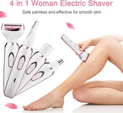 Bikini Trimmer for Women, Electric Razor Hair Shaver for Face Nose Eyebrow Beard Mustache Arm Leg Armpit Bikini, Replaceab...