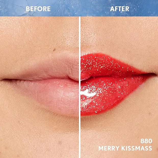 Covergirl Clean Fresh Yummy Plumper Lip Gloss, 880 Merry Kissmass, Shiny Gloss, Vegan Formula, Easy to Apply, Minty Flavor...