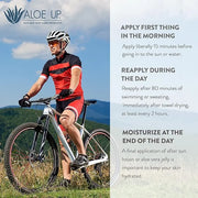 Aloe Up Sport Sunscreen Lotion SPF 30 - Broad Spectrum UVA/UVB Sunscreen Protector for Face and Body - With Hydrating Aloe...