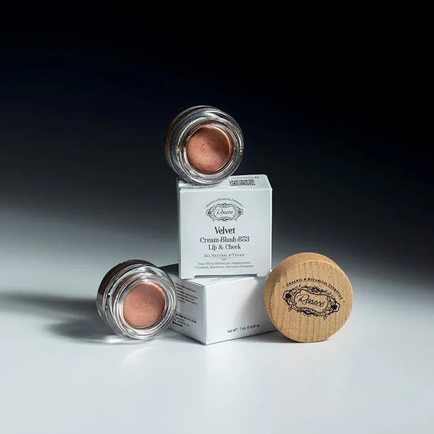 2-in-1 Cream Cheek Blush + Lip Color | Natural Mineral pigment | Soft Lips with natural oils and Vitamin E | 100% Plant in...