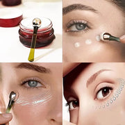 2 PCS Portable Eye Serum Cream Applicator Eyes Massage Tool, Can Be Used As Eyes Cream Spoon, Reduce Eye Swelling Flannel ...