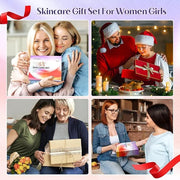 Collagen Retinol Skin Care Set, 6 In 1 Skincare Gift Set with Facial Cleanser, Toner, Serum, Cream, Eye Cream & Lip Mask, ...