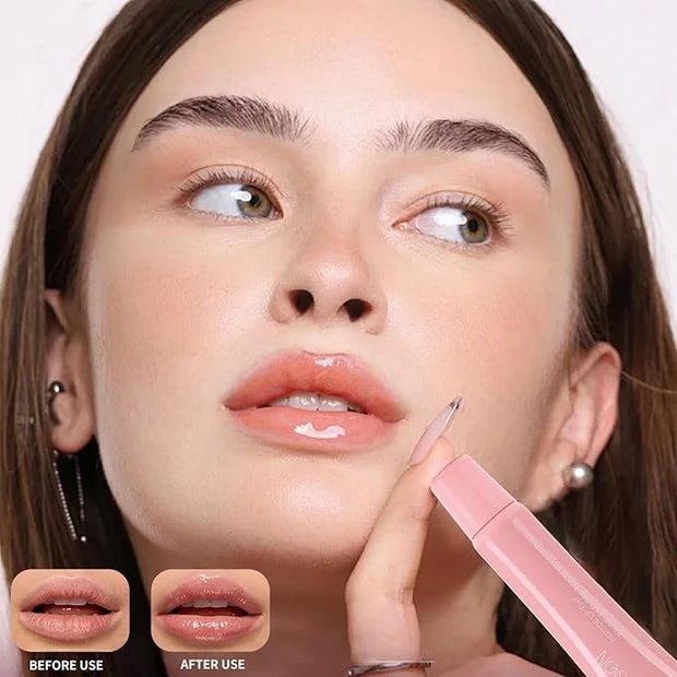 Petansy 5 Colors Hydrating Lip Gloss, Shiny Jelly Lip Plumping Lip Balms, Long Lasting Nourishing Non-sticky Fresh Clear S...