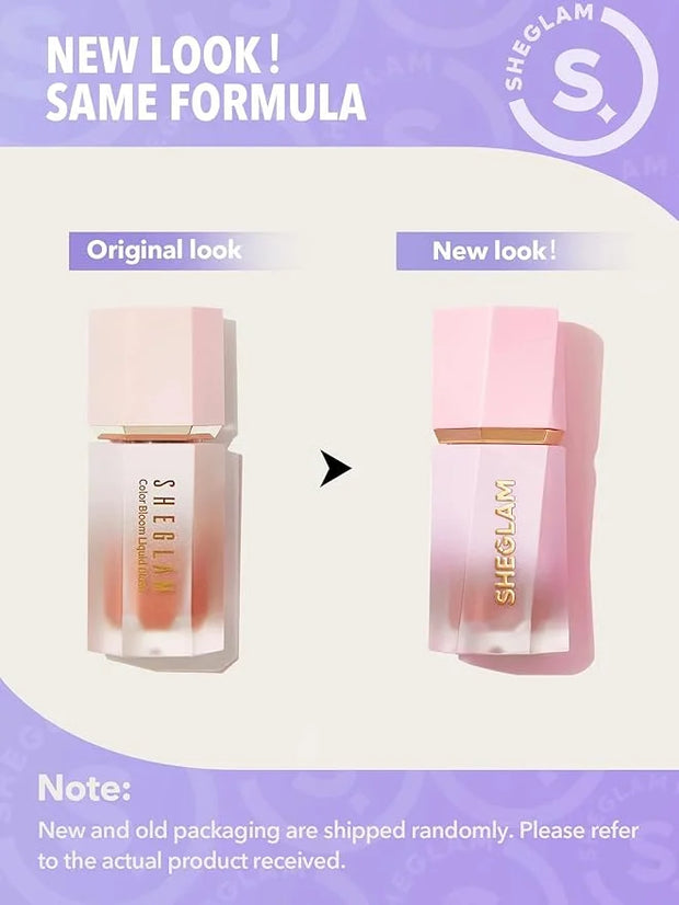 SHEGLAM Color Bloom Liquid Blush Makeup for Cheeks Matte Finish - Love Cake - Product Image