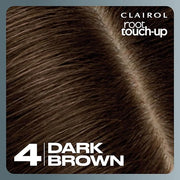 Clairol Root Touch-Up by Nice'n Easy Permanent Hair Dye, 4 Dark Brown Hair Color, Pack of 1 - Product Image