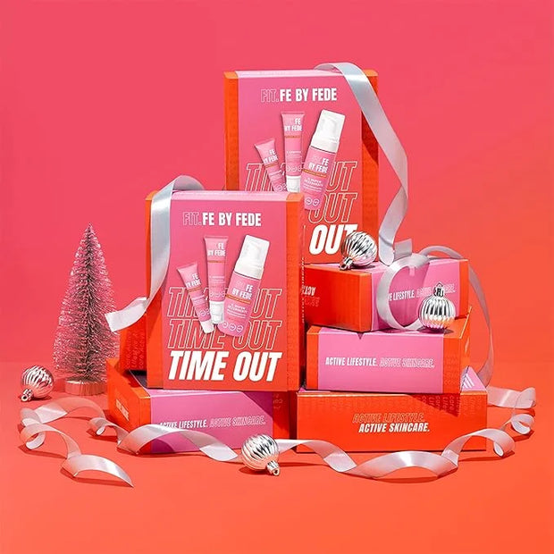 Active Lifestyle Time Out - Skincare Giftset Includes Power Facial Cleanser, Reliever Face Cream, and Hydrating Lip Balm -...