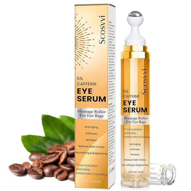 Caffeine Eye Serum For Dark Circles, Eye Cream For Anti Aging, Puffiness & Fine Lines, Skin Care For Women & Men - Product...